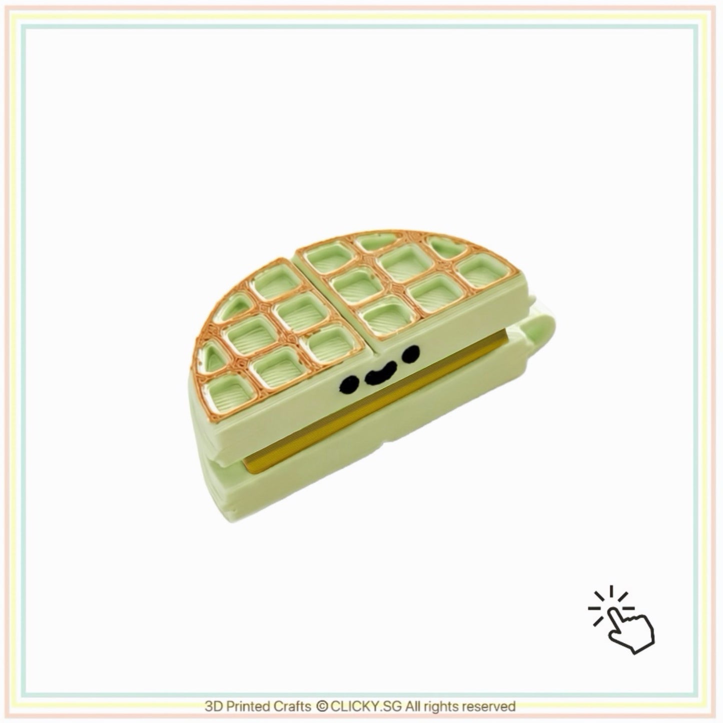 Cute Crispy Waffle - Pandan