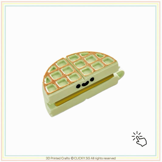 Cute Crispy Waffle - Pandan
