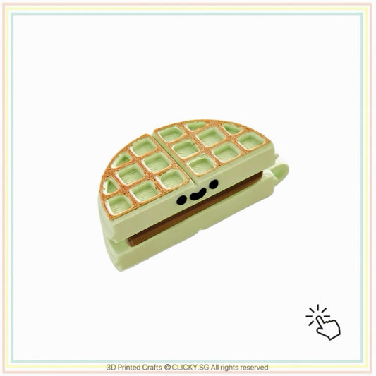 Cute Crispy Waffle - Pandan